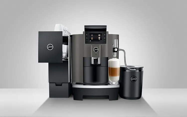 Jura W8 Dark Inox Bean to Cup