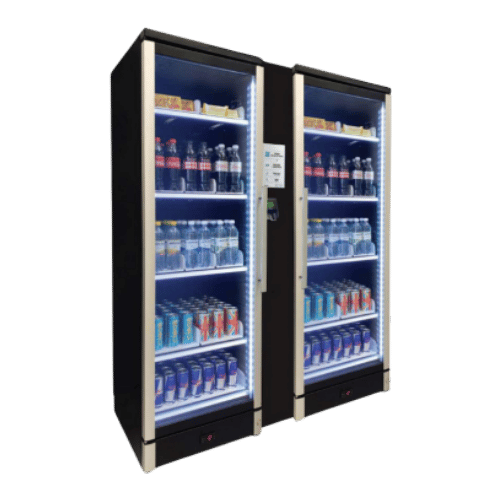 SS 600 Double Smart Fridge Vending Machine