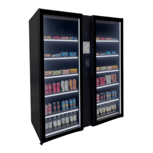 SS 700 Double Smart Fridge Vending Machine